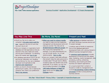 Tablet Screenshot of projectdeveloper.com